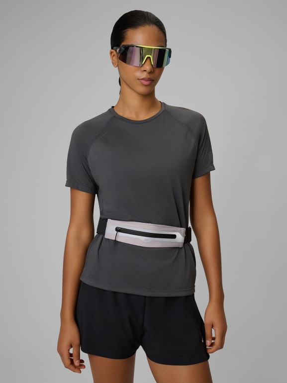 Damska koszulka do biegania 4F 4FWSS26TFTSF1801 - szara