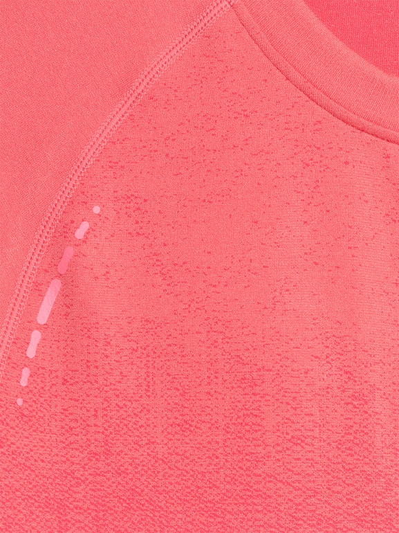 Damska koszulka do biegania w terenie 4F 4FWAW25TFTSF1509 - pomarańczowa