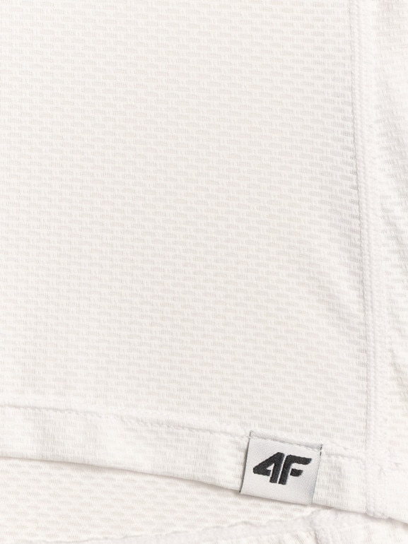 Damska koszulka rowerowa potówka 4F 4FWSS26TFSLF0884 - biała