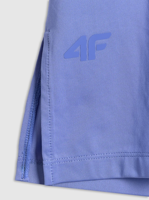 Damska koszulka treningowa 4F 4FRSS26TFTSF2333 - niebieska