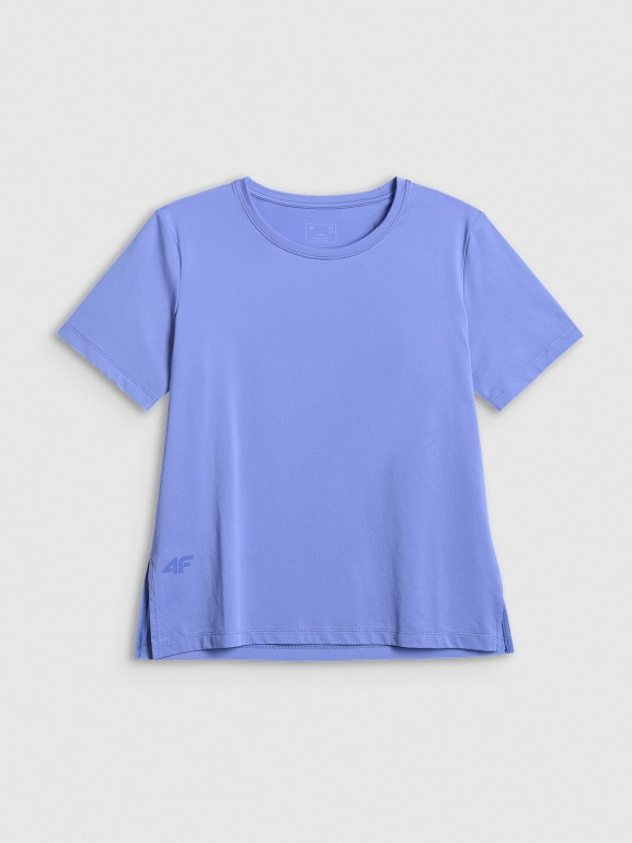 Damska koszulka treningowa 4F 4FRSS26TFTSF2333 - niebieska
