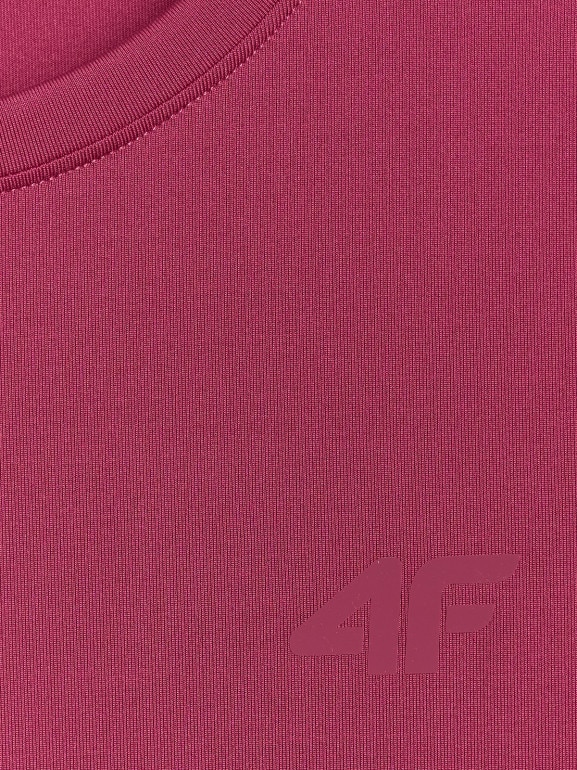 Damska koszulka treningowa 4F 4FWAW25TFTSF1516 - czerwona