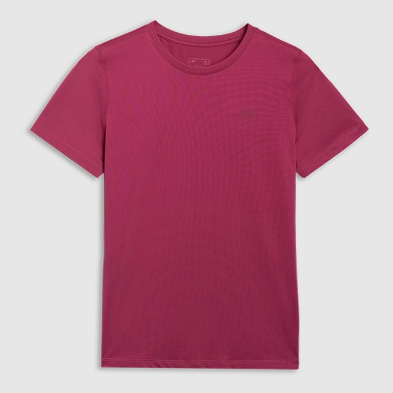 Damska koszulka treningowa 4F 4FWAW25TFTSF1516 - czerwona