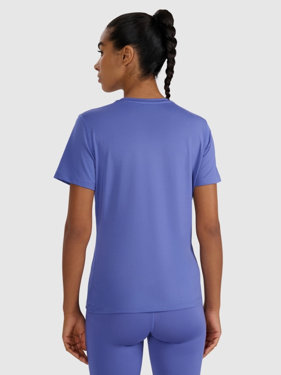 Damska koszulka treningowa 4F 4FWAW25TFTSF1516 - niebieska