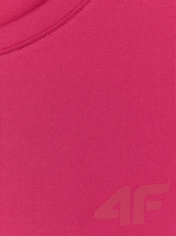 Damska koszulka treningowa 4F 4FWAW25TFTSF1516 - różowa