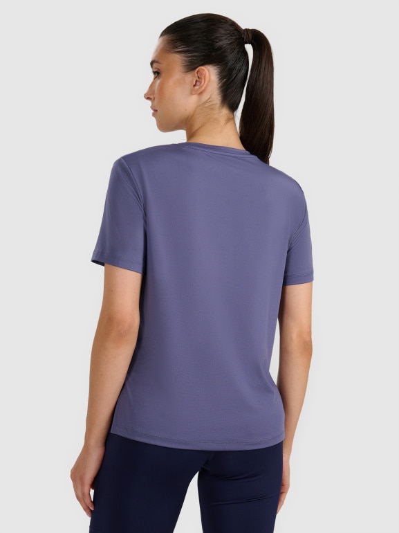 Damska koszulka treningowa 4F 4FWAW25TFTSF1517 - niebieska
