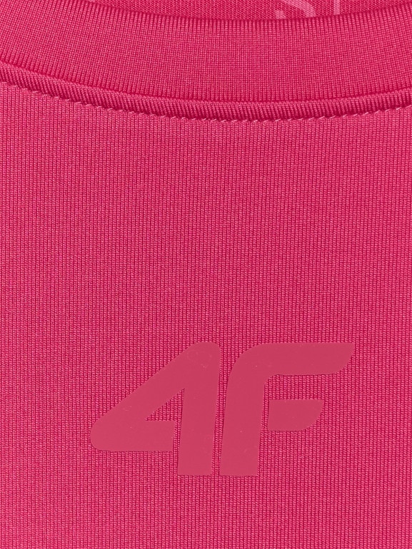 Damska koszulka treningowa 4F 4FWAW25TFTSF1517 - różowa