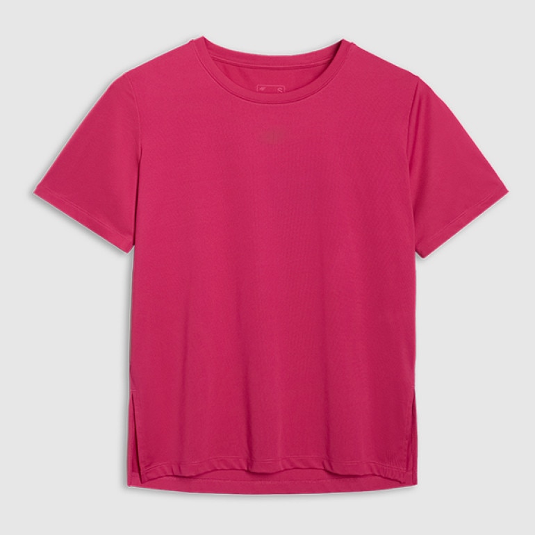 Damska koszulka treningowa 4F 4FWAW25TFTSF1517 - różowa