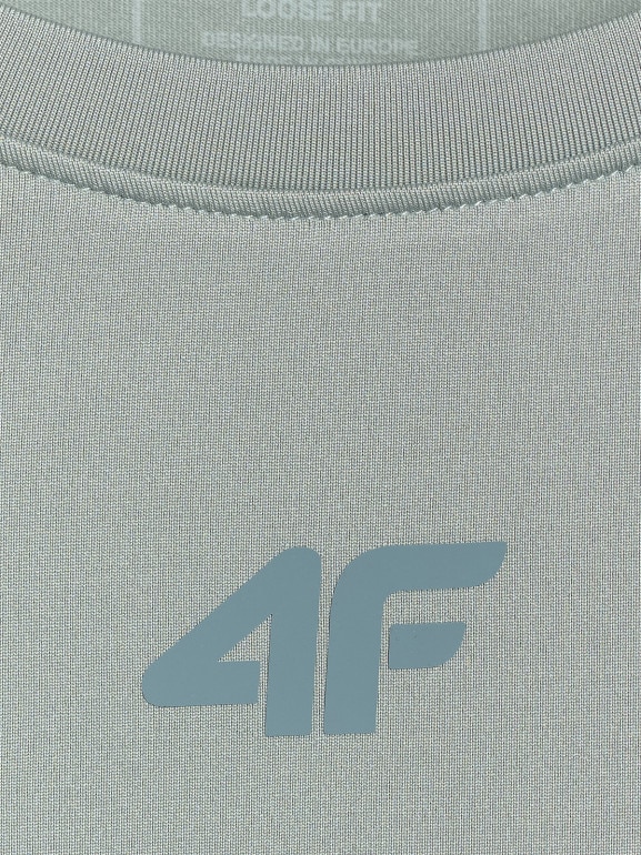 Damska koszulka treningowa 4F 4FWAW25TFTSF1517 - zielona