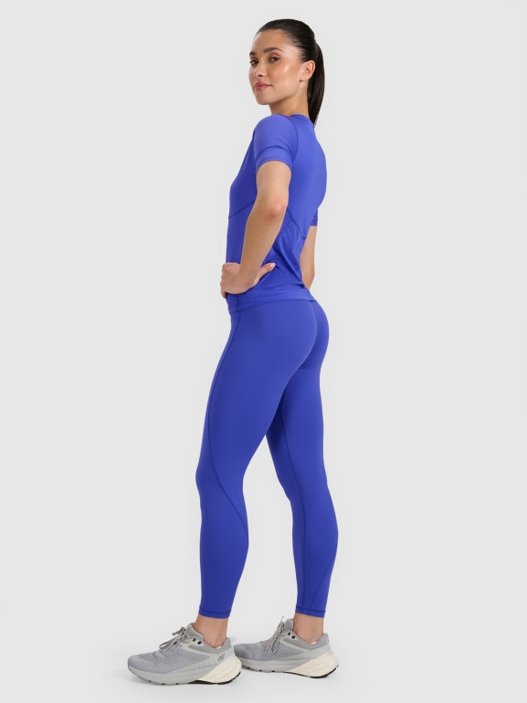 Damska koszulka treningowa 4F 4FWAW25TFTSF1518 - niebieska