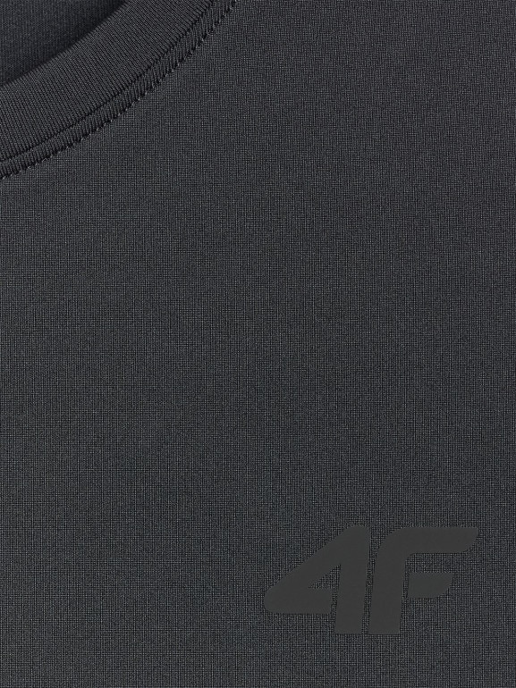 Damska koszulka treningowa 4F 4FWMM00TFTSF1828 - czarna