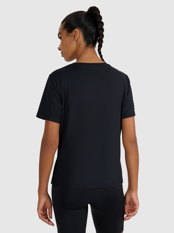 Damska koszulka treningowa 4F 4FWMM00TFTSF1829 - czarna