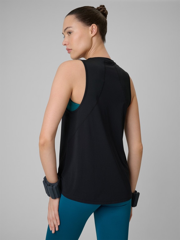 Damska koszulka treningowa 4F 4FWSS26TFSLF0767 - czarna