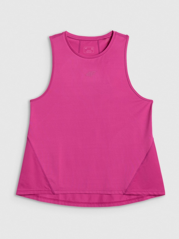 Damska koszulka treningowa 4F 4FWSS26TFSLF0767 - różowa