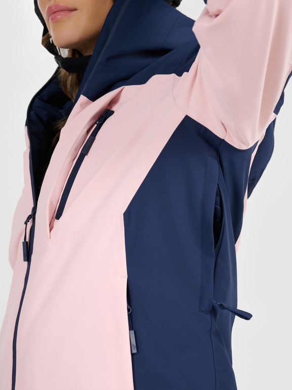 Damska kurtka narciarska 4F 4FRAW25TTJAF1071 - różowa