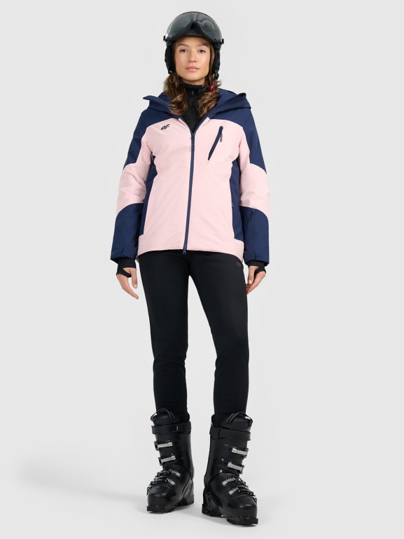 Damska kurtka narciarska 4F 4FRAW25TTJAF1071 - różowa