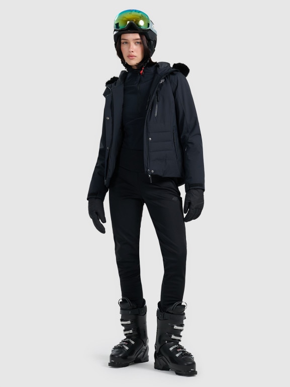 Damska kurtka narciarska 4F 4FRAW25TTJAF1072 - czarna