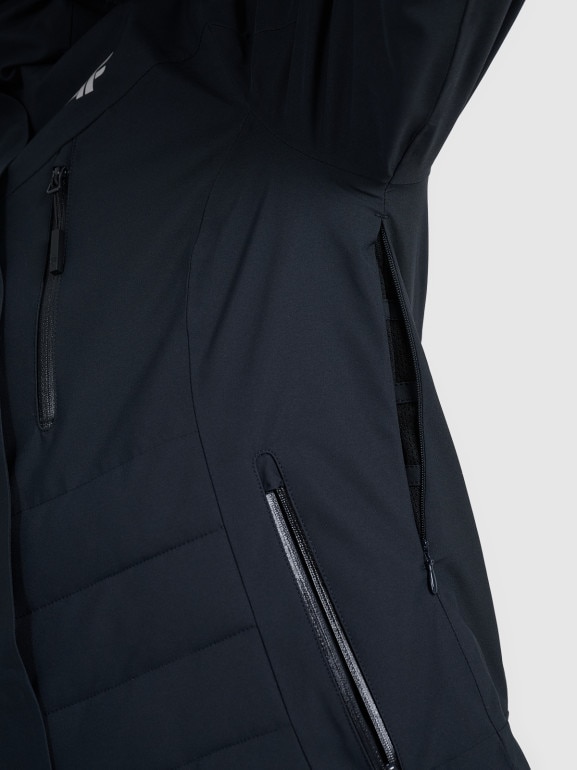 Damska kurtka narciarska 4F 4FRAW25TTJAF1072 - czarna