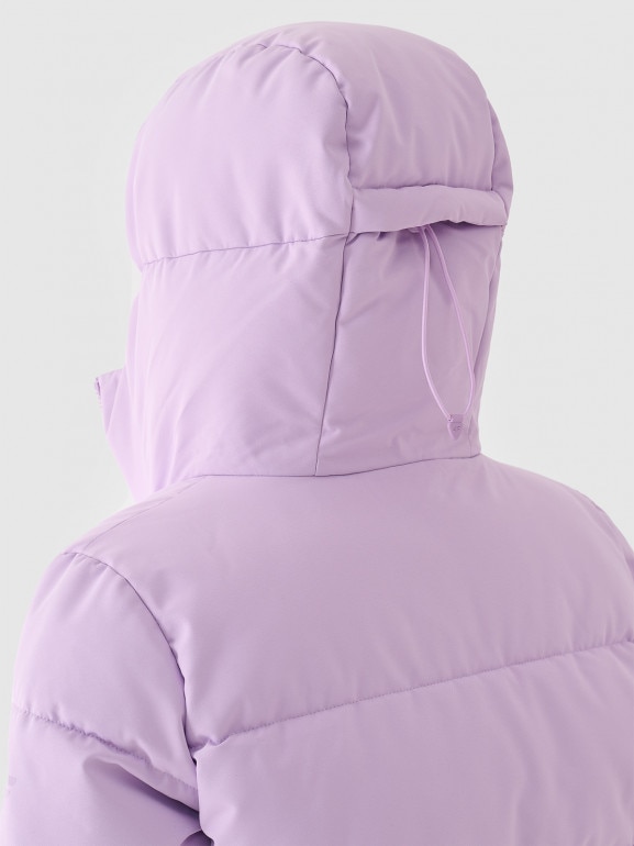 Damska kurtka narciarska 4F 4FWAW24TTJAF573 - fioletowa