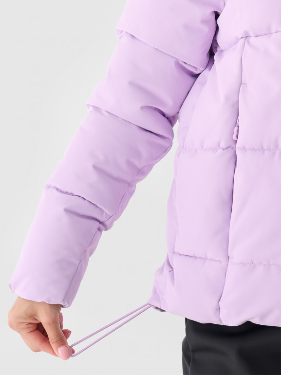 Damska kurtka narciarska 4F 4FWAW24TTJAF573 - fioletowa