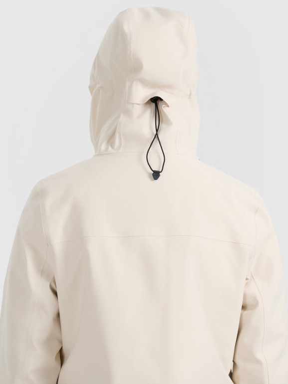 Damska kurtka narciarska 4F 4FWAW25TTJAF0807 - beżowa