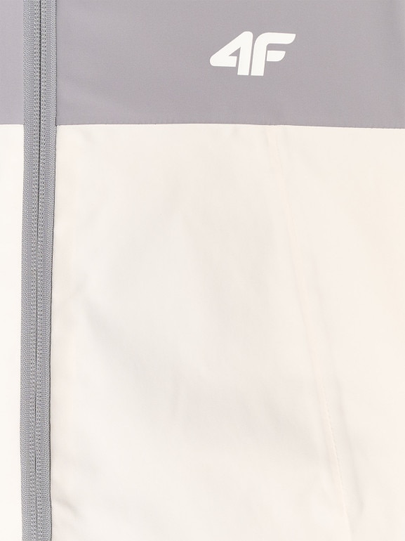 Damska kurtka narciarska 4F 4FWAW25TTJAF0807 - szara