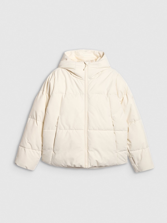 Damska kurtka narciarska 4F 4FWAW25TTJAF0808 - beżowa