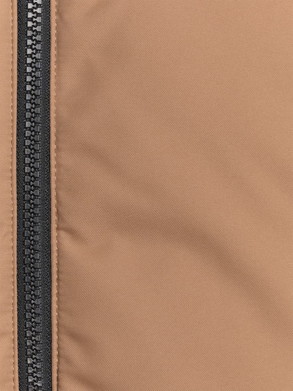 Damska kurtka narciarska 4F 4FWAW25TTJAF0808 - beżowa