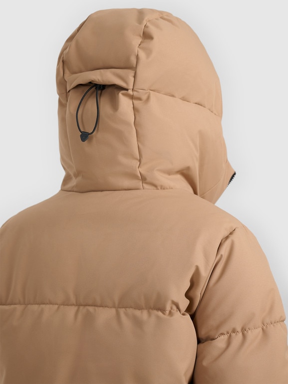 Damska kurtka narciarska 4F 4FWAW25TTJAF0808 - beżowa