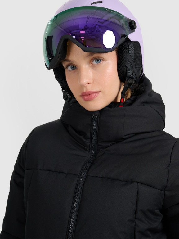 Damska kurtka narciarska 4F 4FWAW25TTJAF0808 - czarna