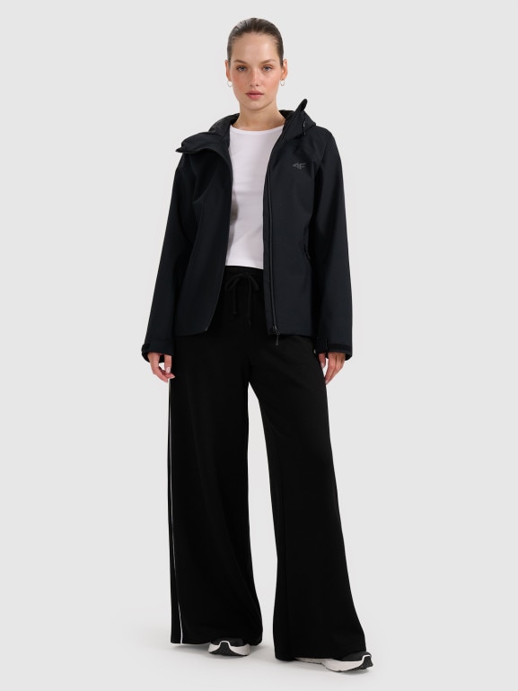 Damska kurtka przejściowa 4F 4FRAW25TTJAF0965 - czarna