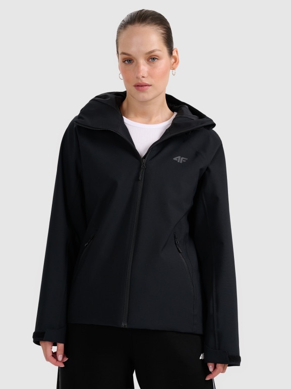 Damska kurtka przejściowa 4F 4FRAW25TTJAF0965 - czarna