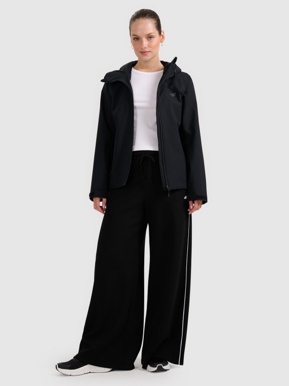 Damska kurtka przejściowa 4F 4FRAW25TTJAF0965 - czarna