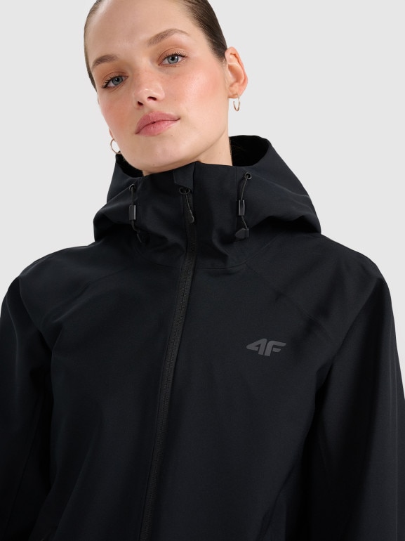 Damska kurtka przejściowa 4F 4FRAW25TTJAF0965 - czarna