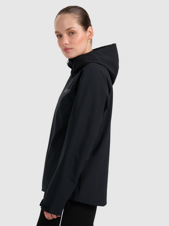Damska kurtka przejściowa 4F 4FRAW25TTJAF0965 - czarna