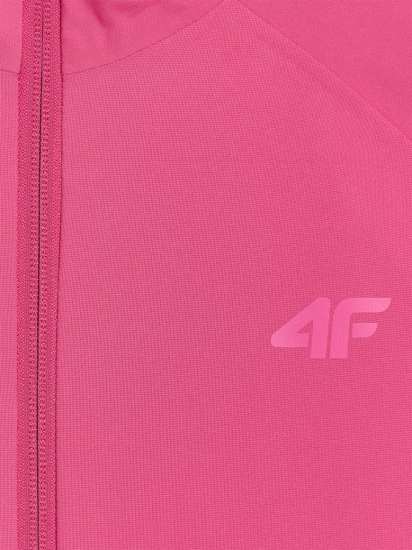 Damska kurtka przejściowa 4F 4FRAW25TTJAF0965 - różowa
