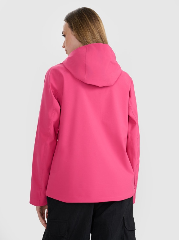 Damska kurtka przejściowa 4F 4FRAW25TTJAF0965 - różowa