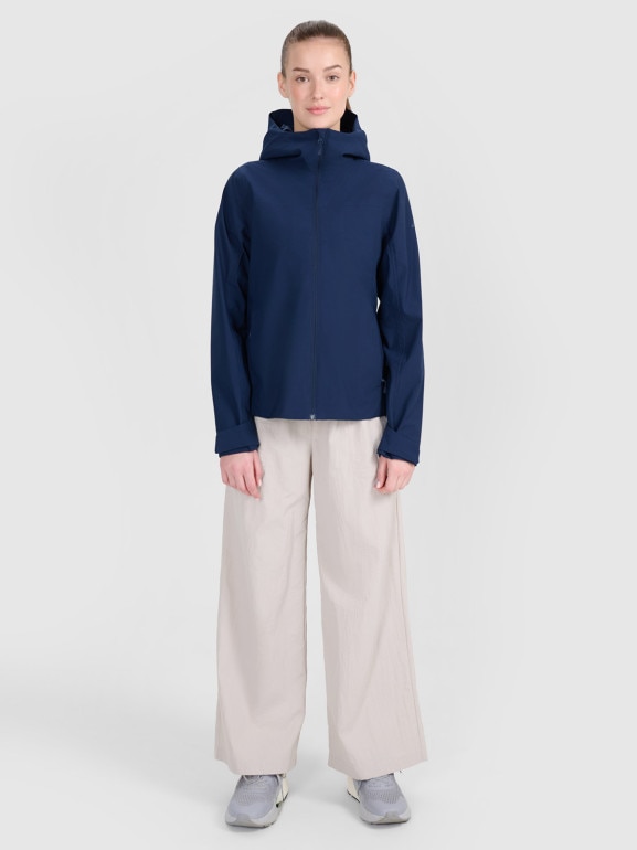 Damska kurtka przejściowa 4F 4FWSS25TTJAF702 - granatowa