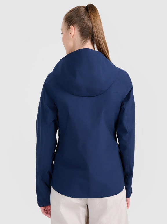 Damska kurtka przejściowa 4F 4FWSS25TTJAF702 - granatowa