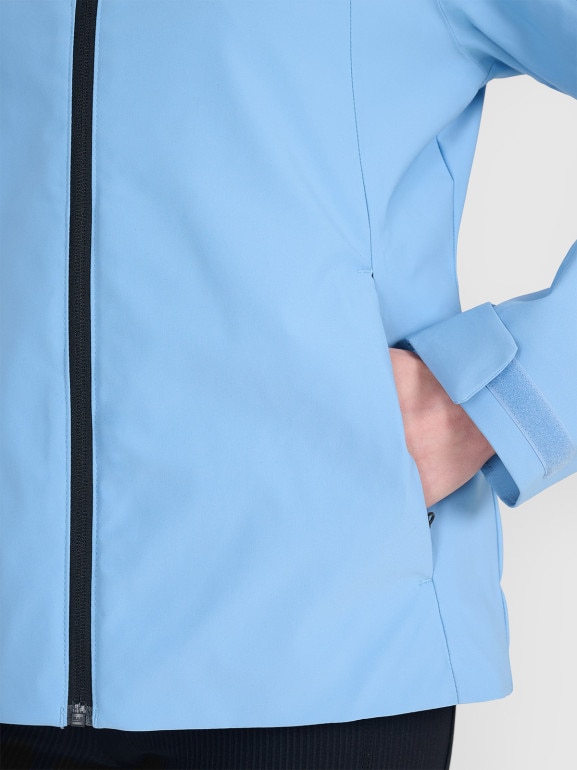 Damska kurtka przejściowa 4F 4FWSS25TTJAF702 - niebieska