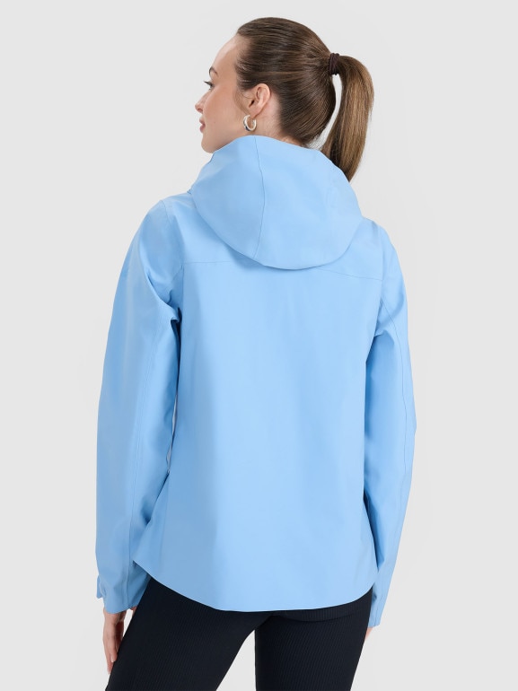 Damska kurtka przejściowa 4F 4FWSS25TTJAF702 - niebieska