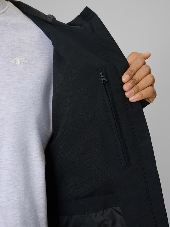 Damska kurtka przejściowa 4F 4FWSS26TTJAF1111 - czarna