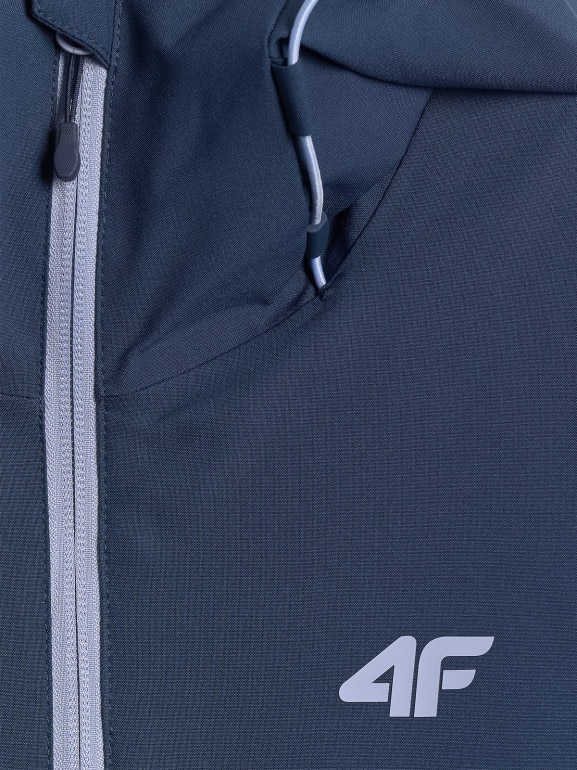 Damska kurtka przejściowa 4F 4FWSS26TTJAF1111 - granatowa