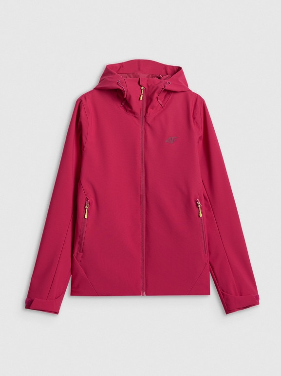 Damska kurtka przejściowa 4F 4FWSS26TTJAF1111 - różowa