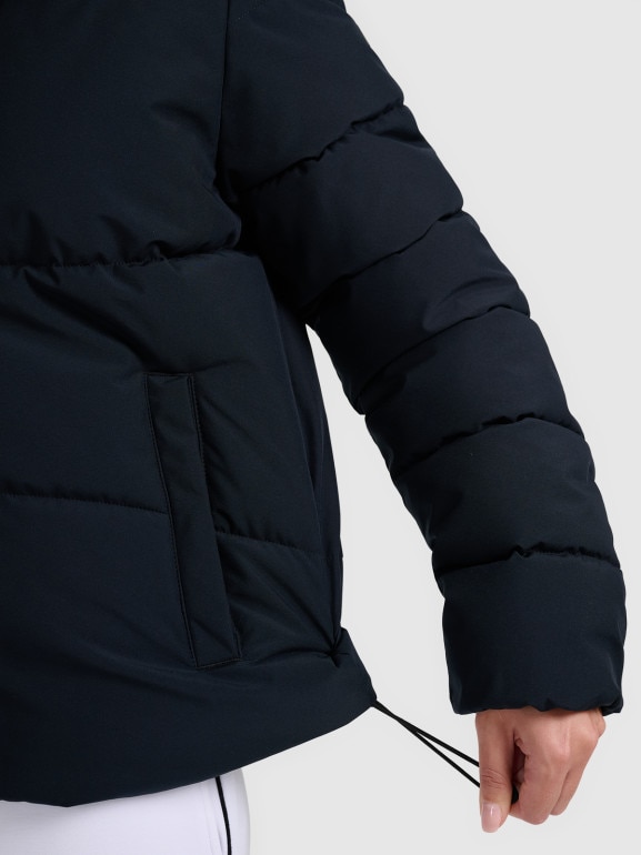 Damska kurtka puchowa 4F 4FRAW25TDJAF0798 - czarna