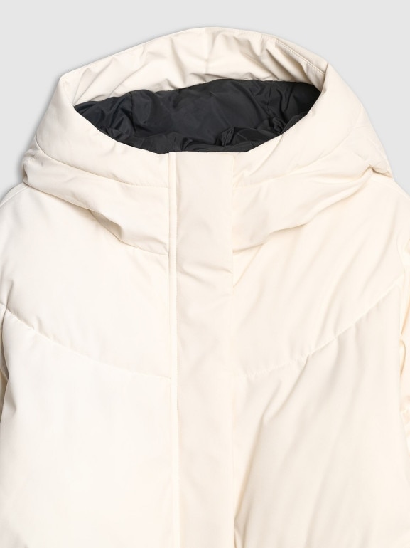 Damska kurtka puchowa 4F 4FRAW25TDJAF0799 - biała