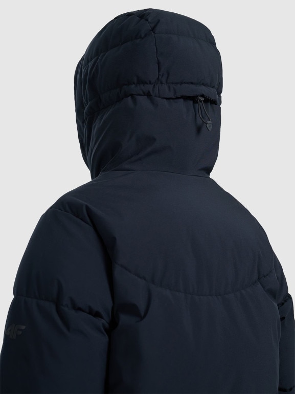 Damska kurtka puchowa 4F 4FRAW25TDJAF0799 - czarna