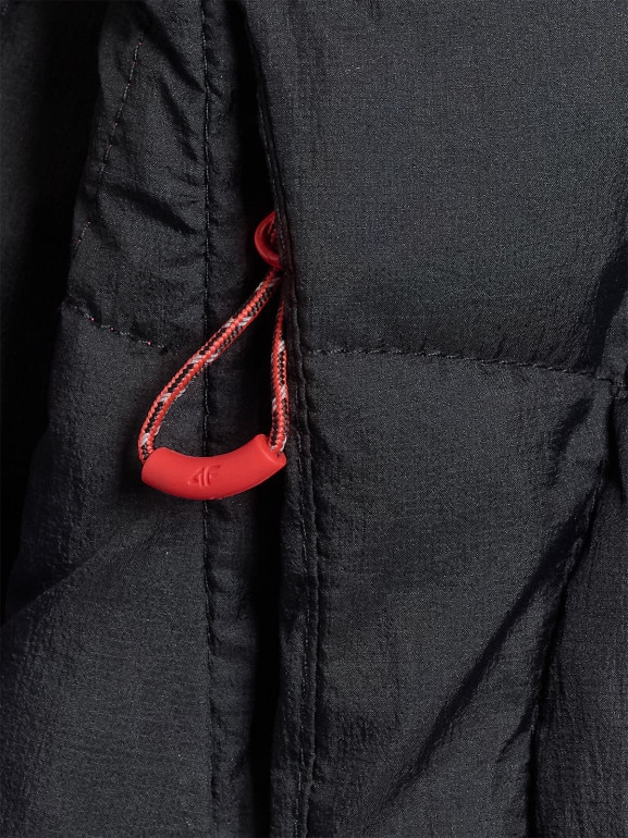 Damska kurtka puchowa pikowana Primaloft Silver 4F 4FWAW25TDJAF0782 - czarna