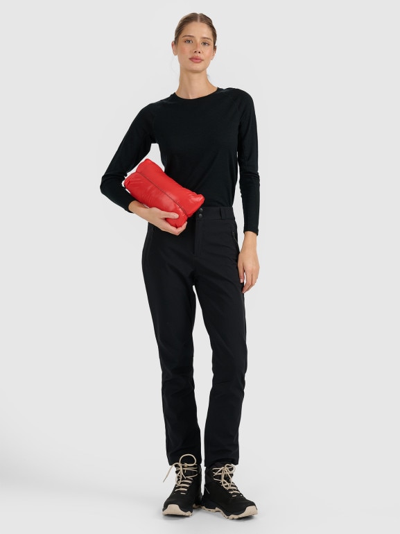 Damska kurtka puchowa pikowana Primaloft Silver 4F 4FWAW25TDJAF0782 - czarna