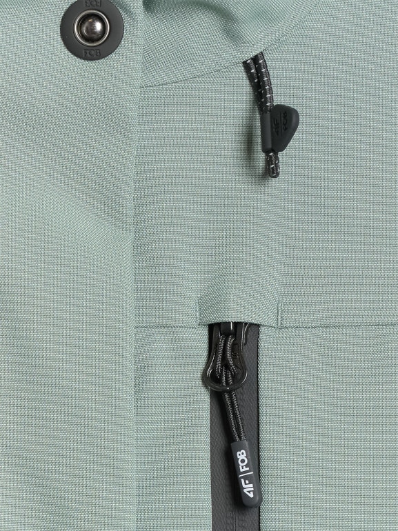 Damska kurtka snowboardowa 4F 4FRAW25TTJAF1050 - zielona